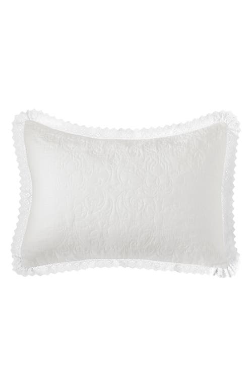 Laura Ashley Heirloom Crochet Quilt Set In White