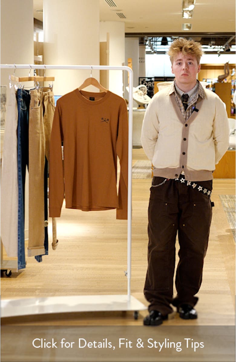 Go-To Embroidered Long Sleeve T-Shirt, sales video thumbnail