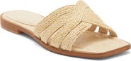 Dolce Vita Ilane Raffia Slide Sandal