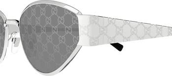 55mm Geometric Sunglasses