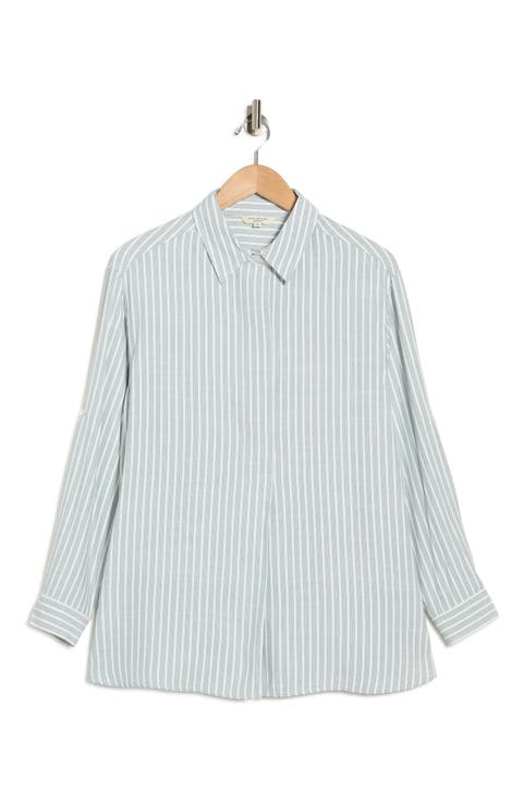 Stripe Popover Tunic