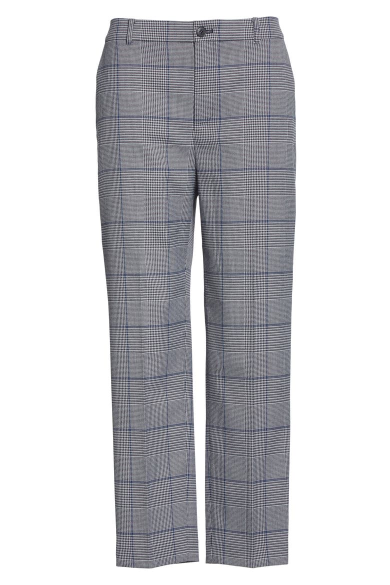 Borrem Ankle Pants, Alternate, color, GREY WINDOWPANE