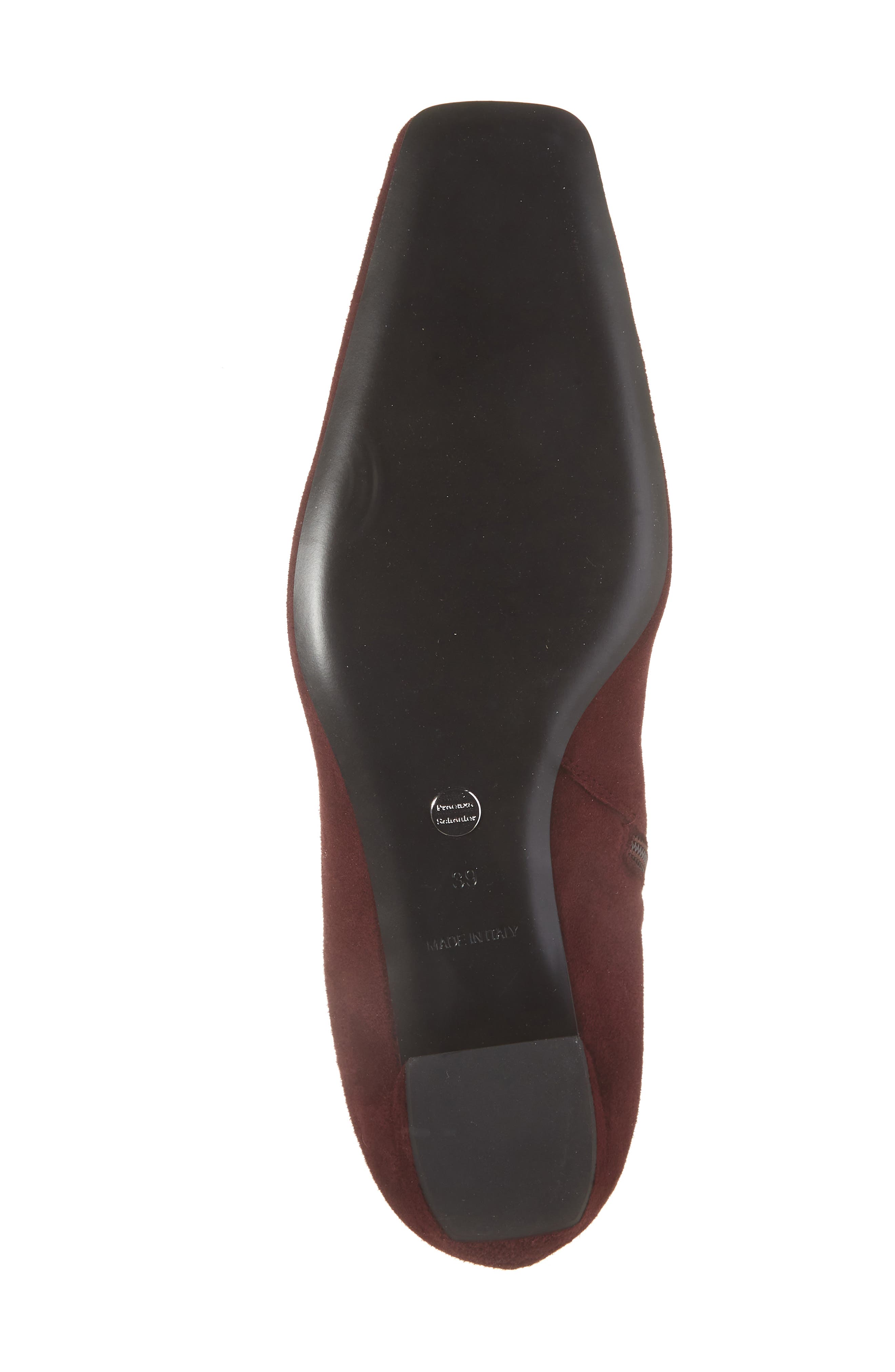 Trap Bootie, Alternate, color, MERLOT