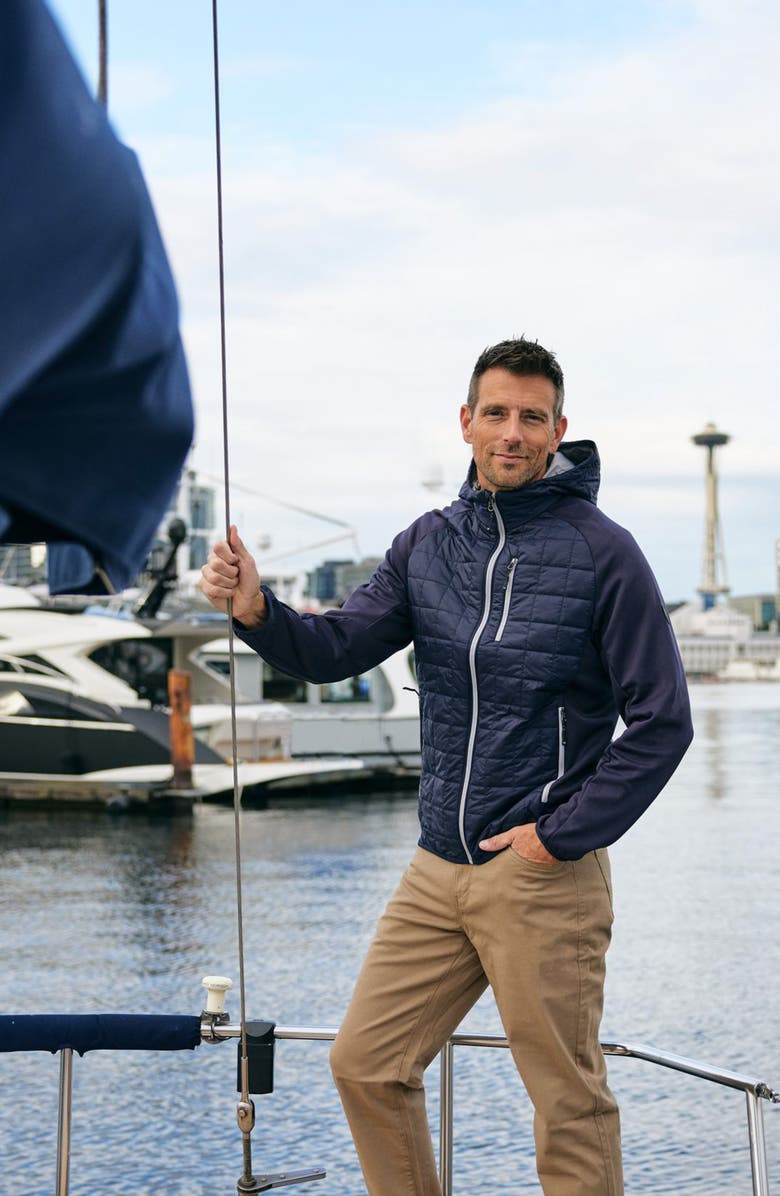 Cutter & Buck Rainier PrimaLoft<sup>®</sup> Hybrid Jacket, Alternate, color, Dark Navy