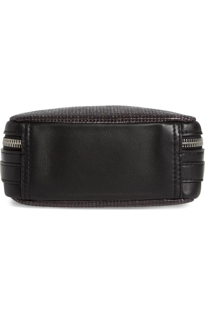 rag & bone Cami Straw & Leather Camera Bag, Alternate, color,