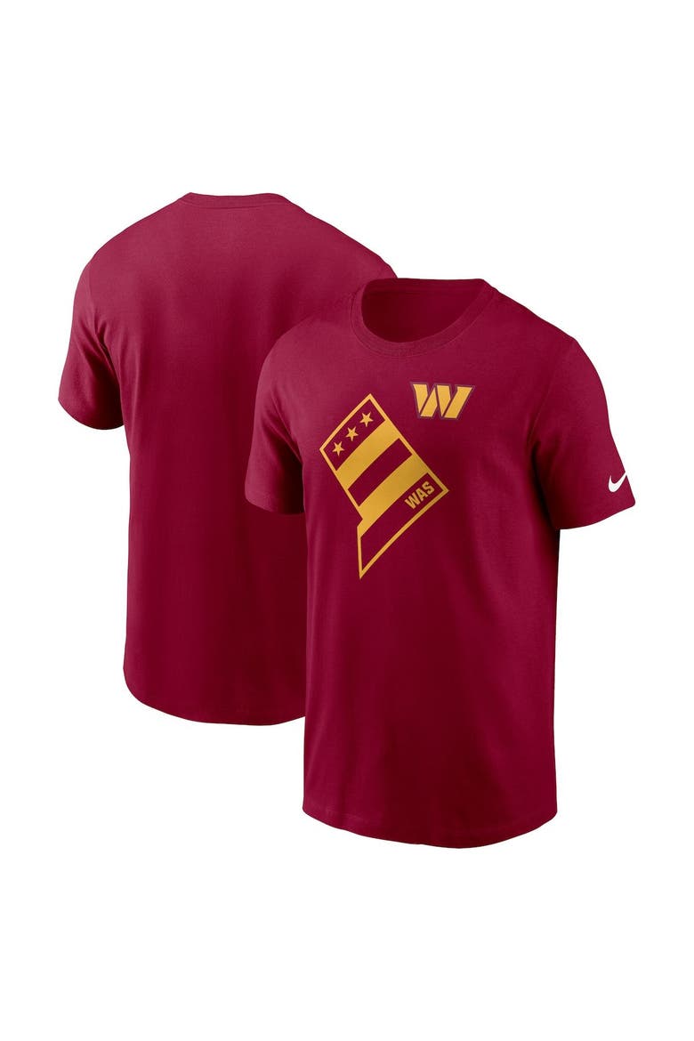 Men's Nike Burgundy Washington Commanders Local Essential T-Shirt, Main, color, Burgundy
