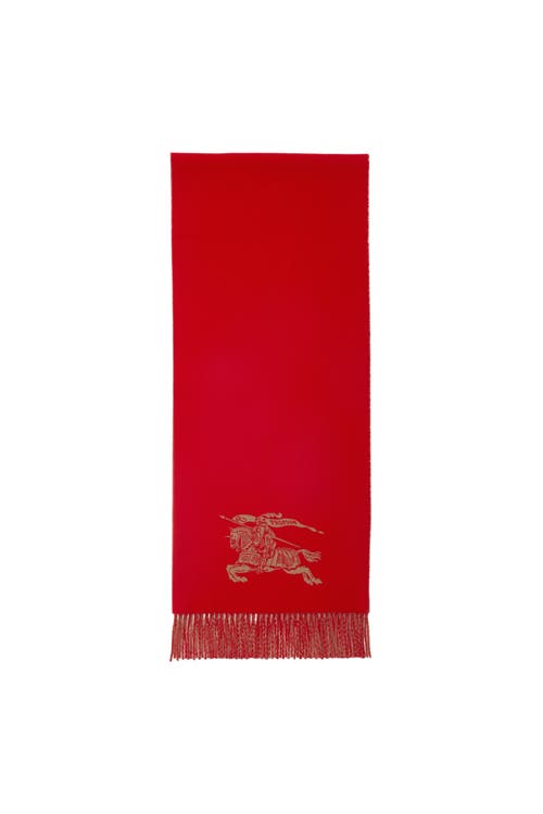 BURBERRY BURBERRY REVERSIBLE EKD CASHMERE SCARF