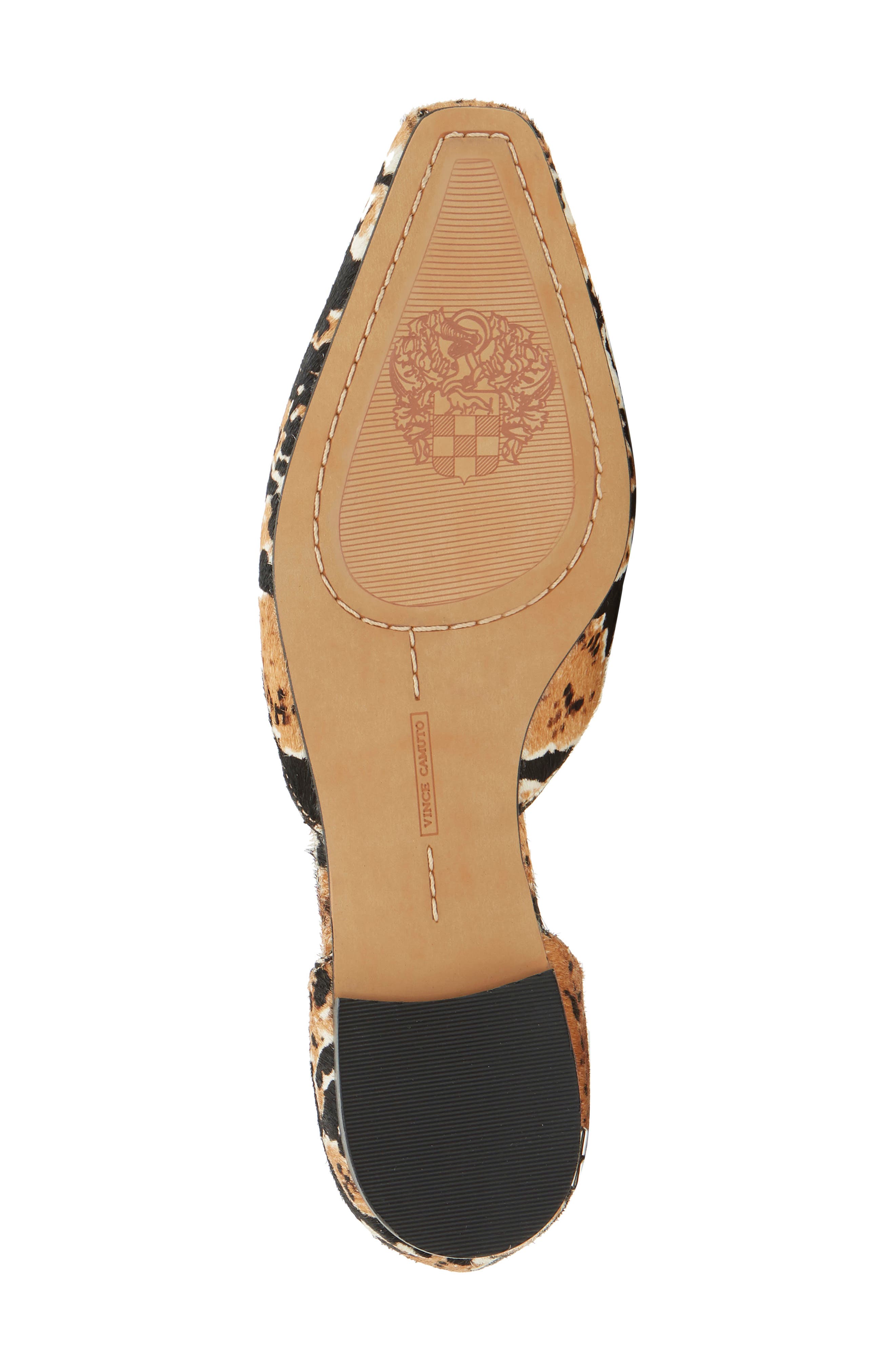 Kordie d'Orsay Flat, Alternate, color, MULTI CALF HAIR