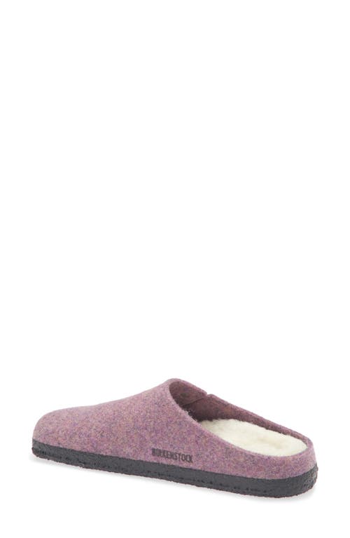 Birkenstock Zermatt Genuine Shearling Lined Slipper In Purple
