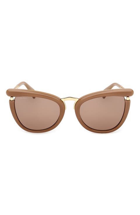 55mm Cat Eye Sunglasses