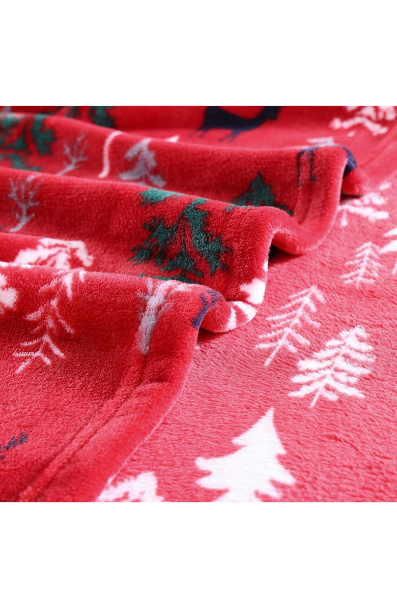 Eddie Bauer Deer Woods Plush Throw Blanket, Alternate, color,