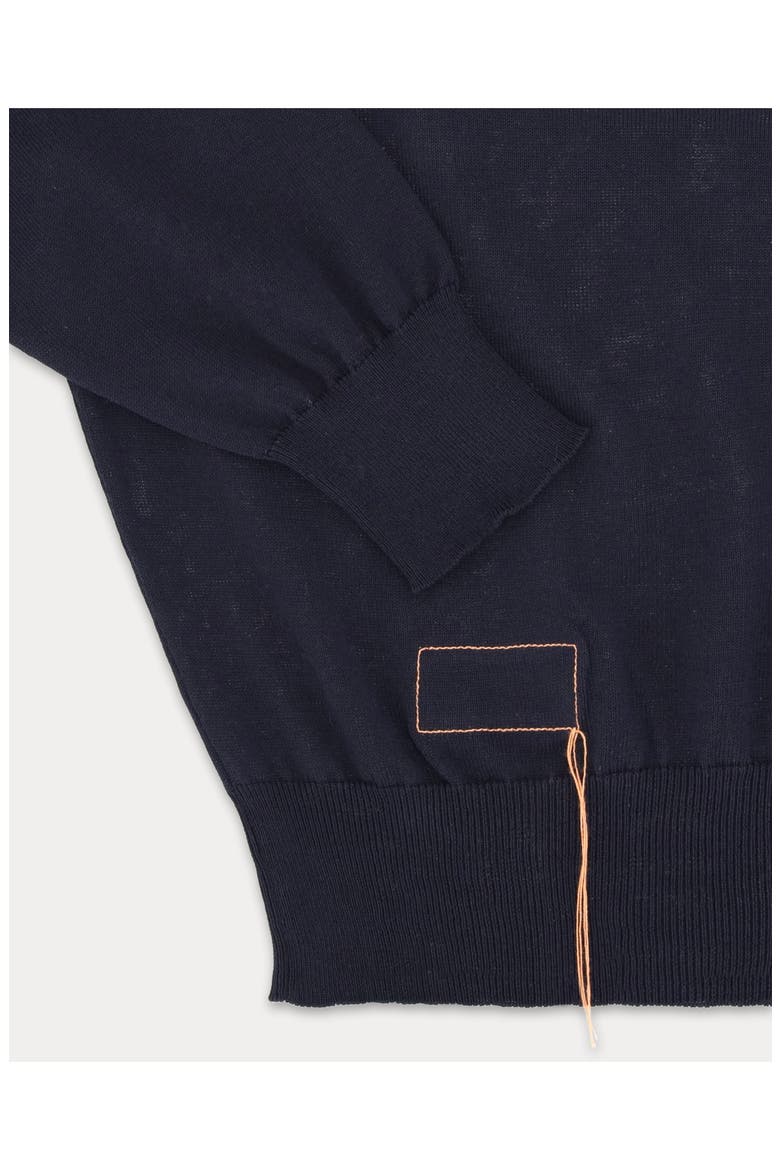 Bennet Long Sleeve Cotton Polo, Alternate, color, Blue