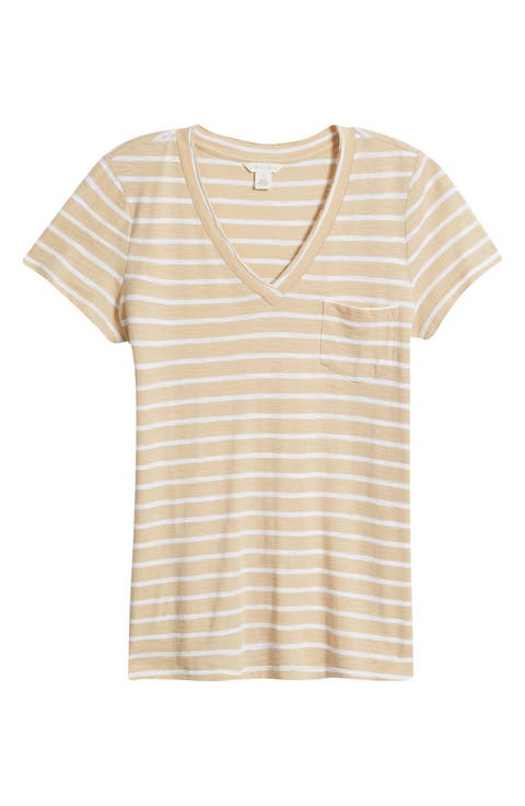 Cotton & Modal V-Neck T-Shirt