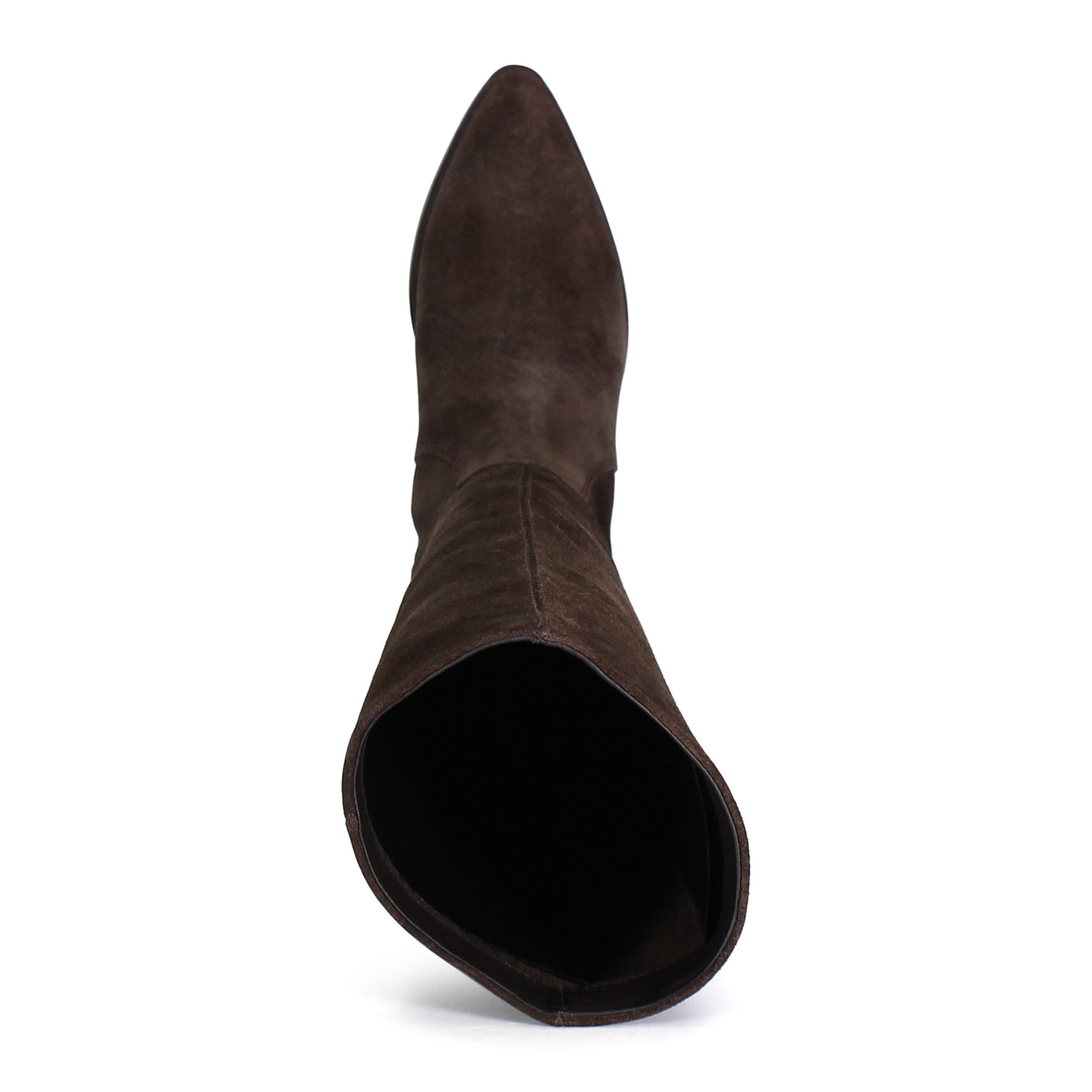 Diba True DIG ITAL Leather Sleek Tall Boot, Alternate, color, Dark Brown