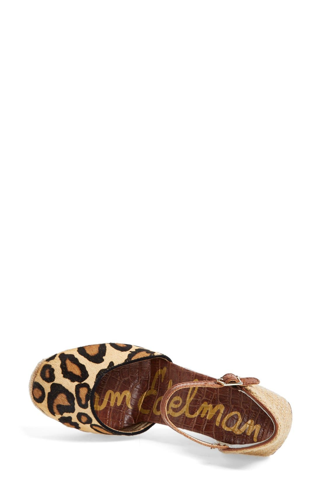 'Harmony' Espadrille Wedge, Alternate, color, NEW NUDE LEOPARD BRAHMA HAIR
