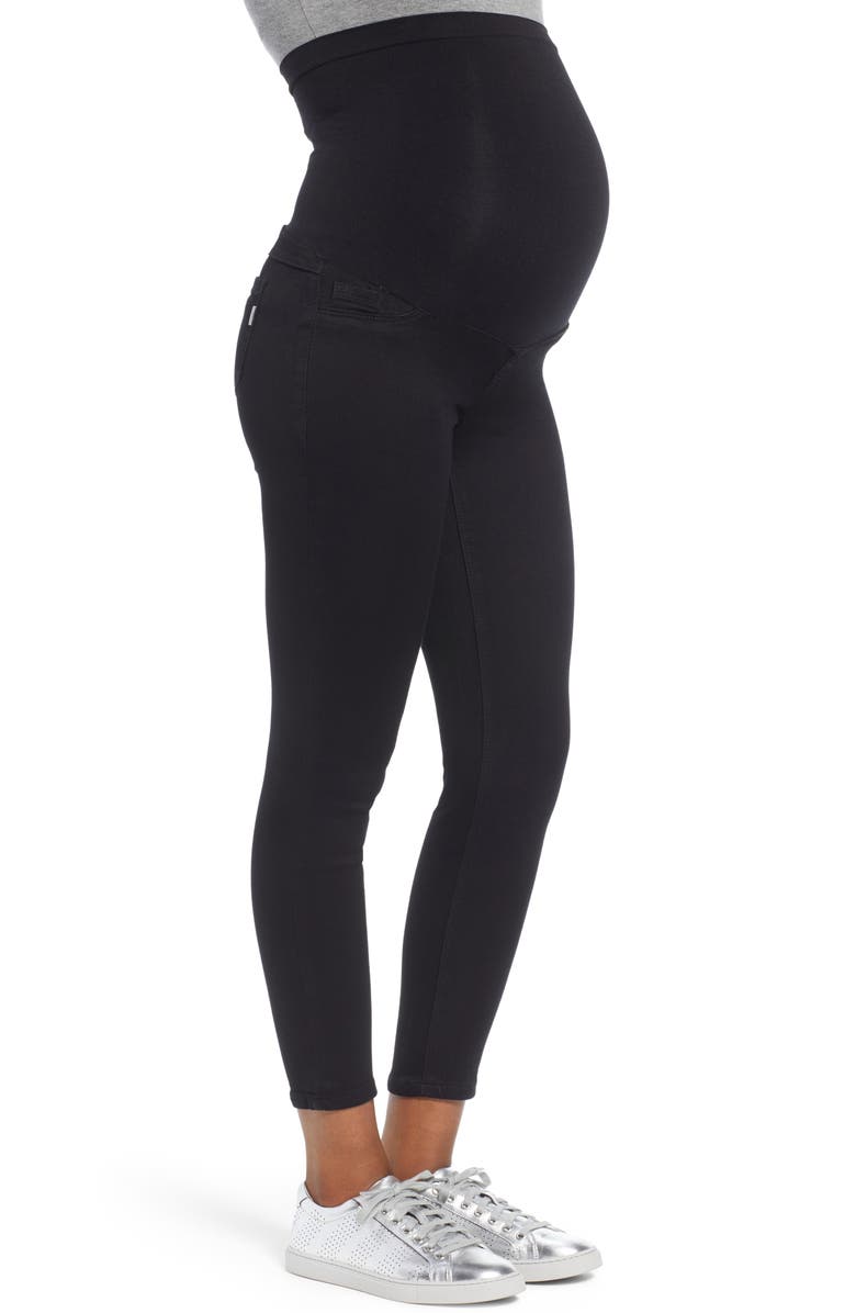 1822 Denim Butter Ankle Super Skinny Maternity Jeans, Alternate, color, 