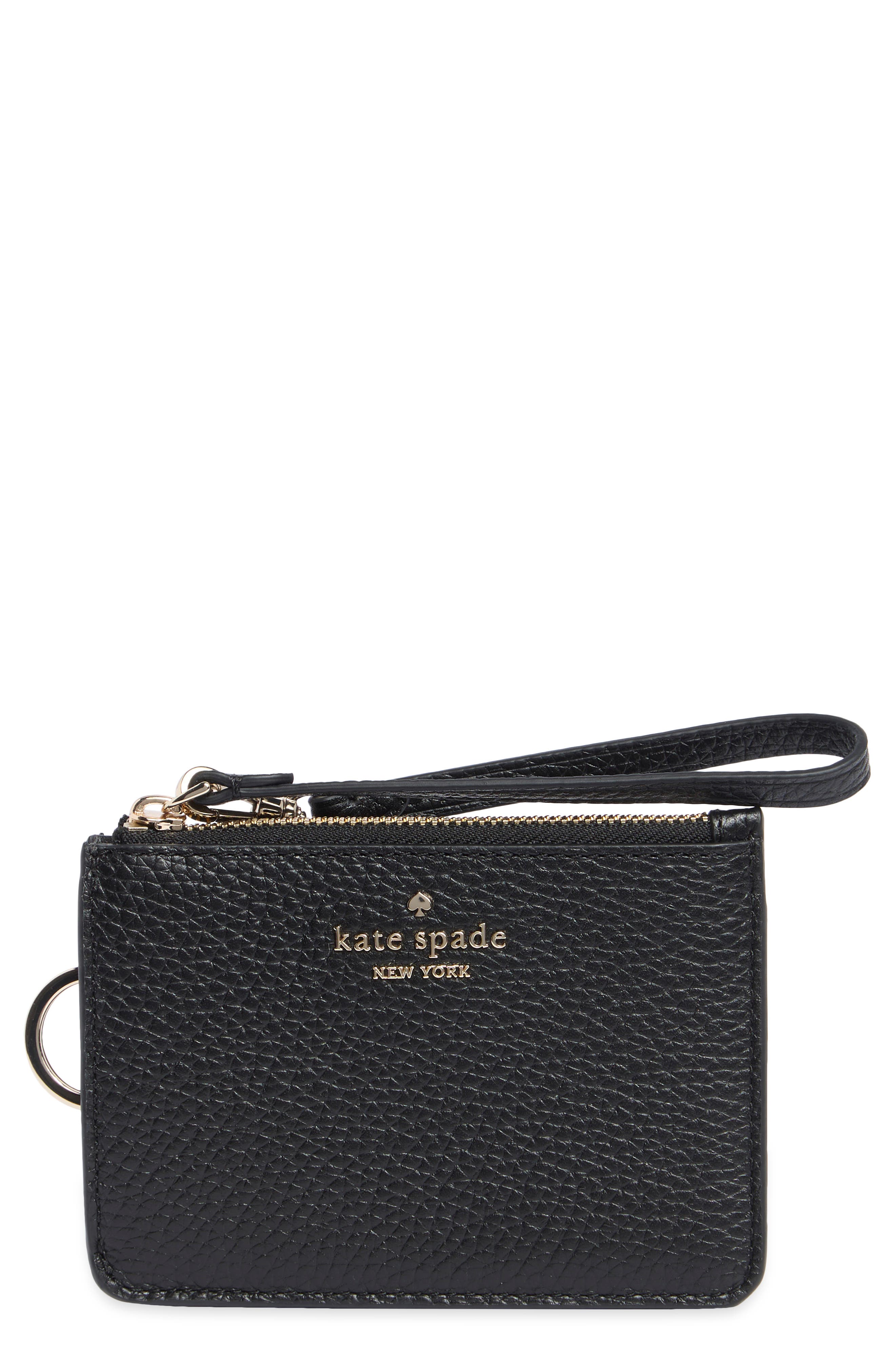 small lena leather card case