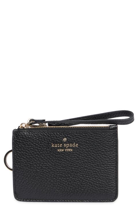 small lena leather card case