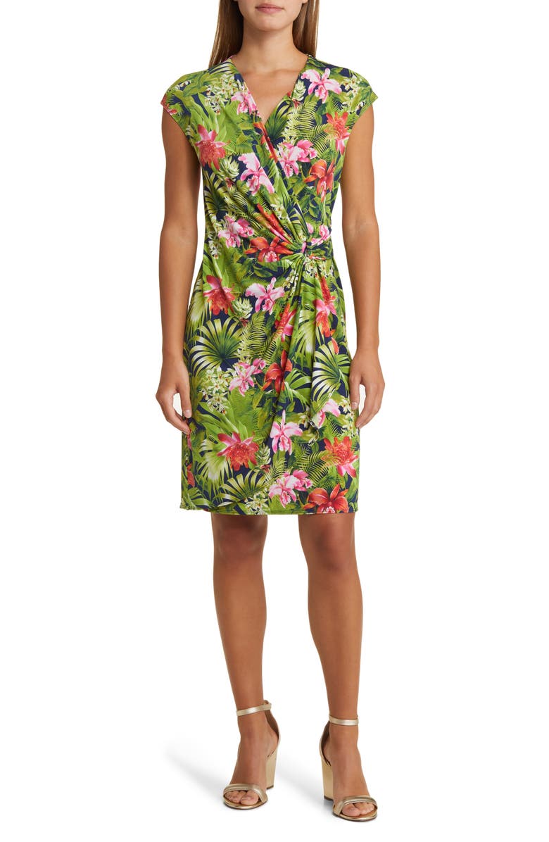 Tommy Bahama Clara Paradise Perfect Floral Dress, Main, color,