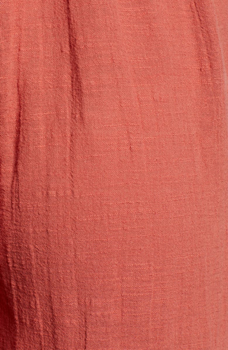 Topshop Frill Crop Jumpsuit, Alternate, color, 