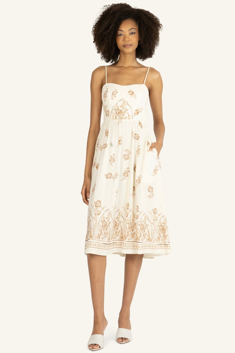 Kenna Dress, Main, color, Antique Crème
