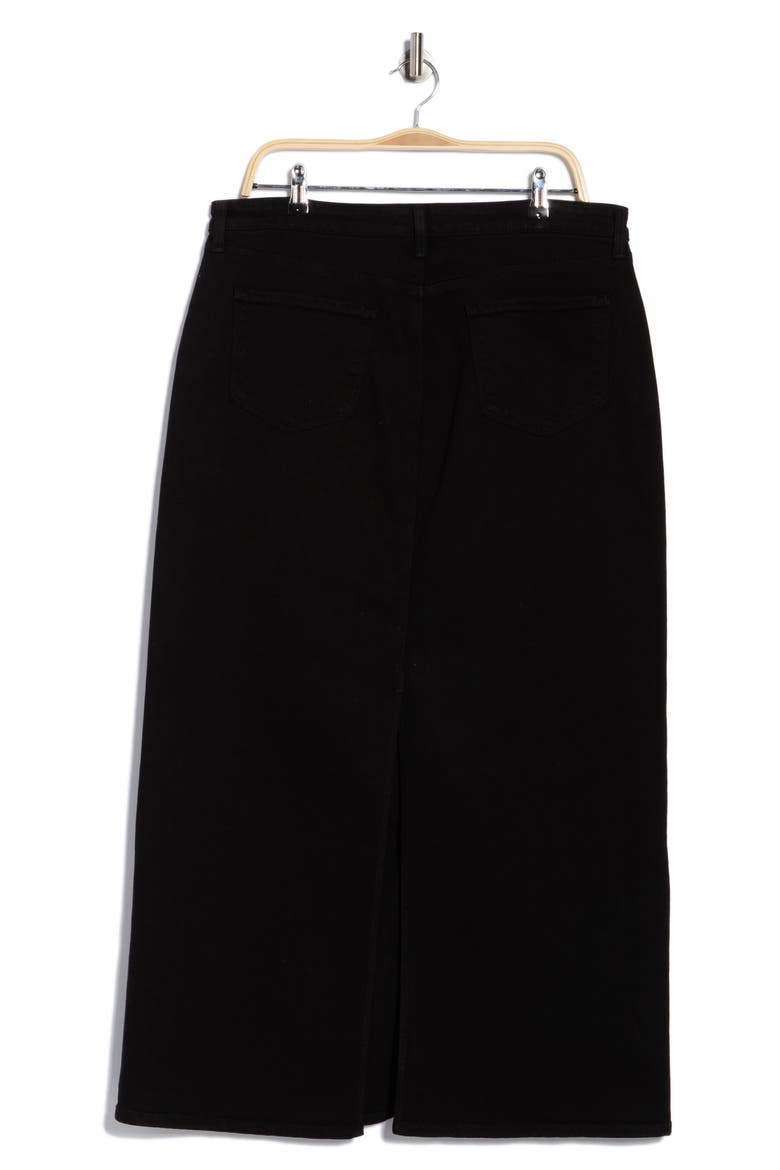 Miriam Denim Maxi Skirt, Alternate, color, SATURATED BLACK