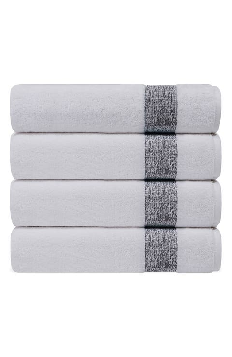 Pera 4-Piece Turkish Cotton Washcloths