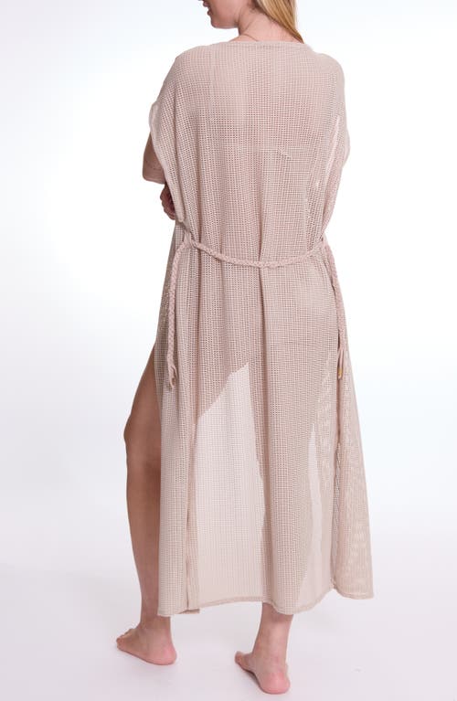 Cache Coeur Milos Maternity Beachwear Caftan In Neutral