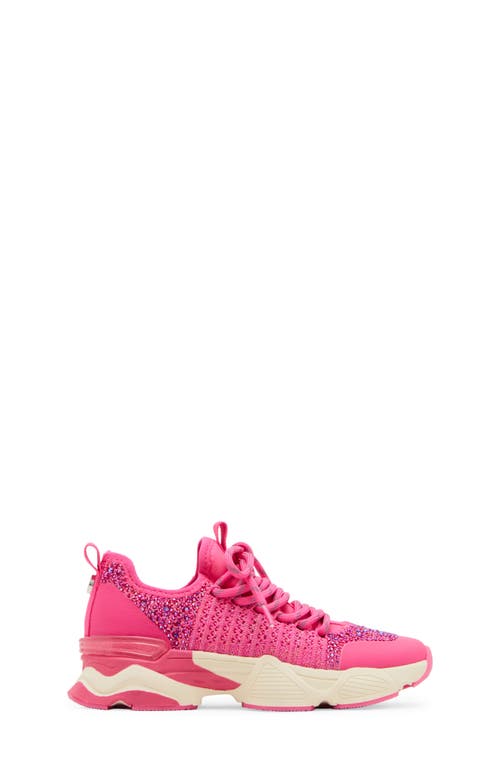 Steve Madden Kids' Jsolace Sneaker In Pink