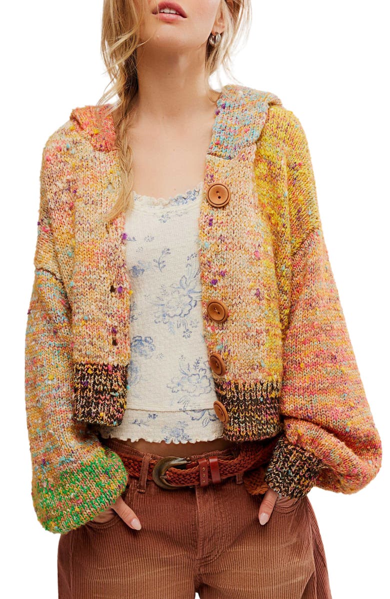 Free People Vibe Check Hooded Sweater, Main, color, 