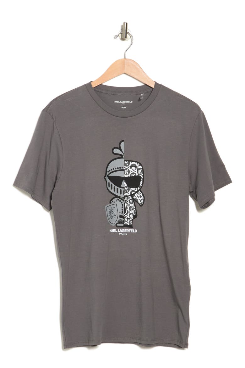 Split Personality Graphic T-Shirt, Alternate, color, GRANITE GREY