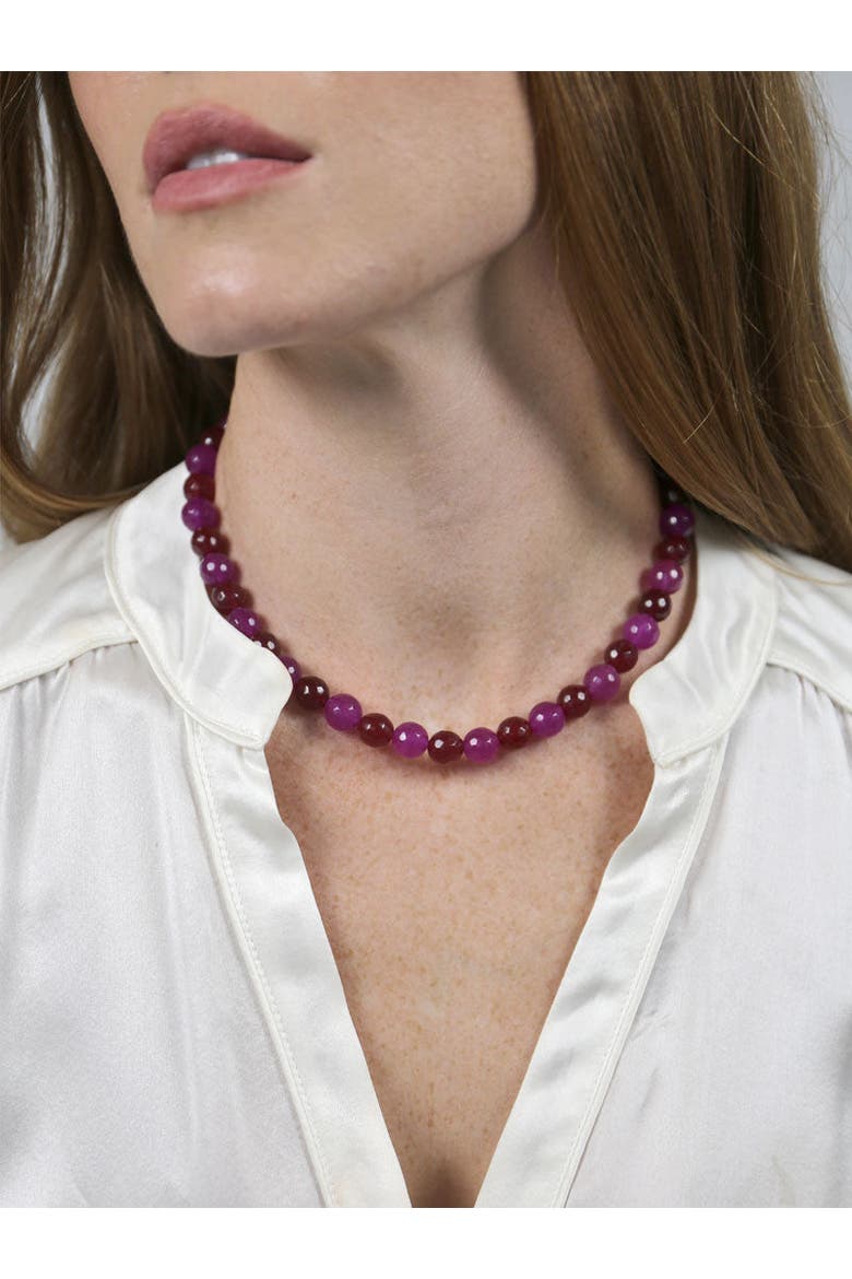 Violet Necklace, Alternate, color, Violet