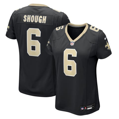 Women
s Nike Tyler Shough Black New Orleans Saints Game Jersey