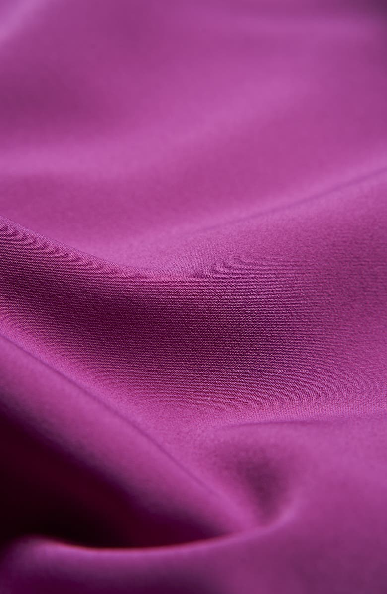 Kay Unger Polly Belted Three-Quarter Sleeve Stretch Midi Dress, Alternate, color, 