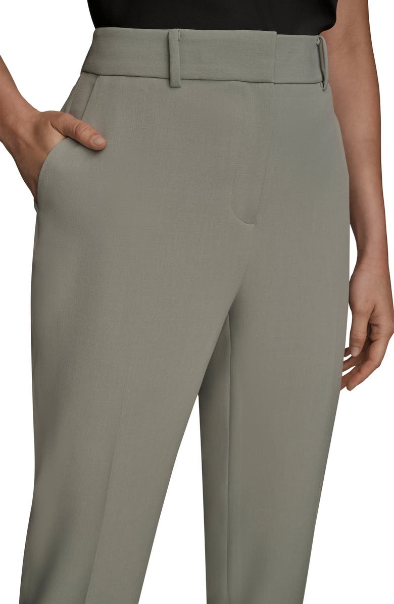 Donna Karan New York Flat Front Straight Leg Pants, Alternate, color, Weathered