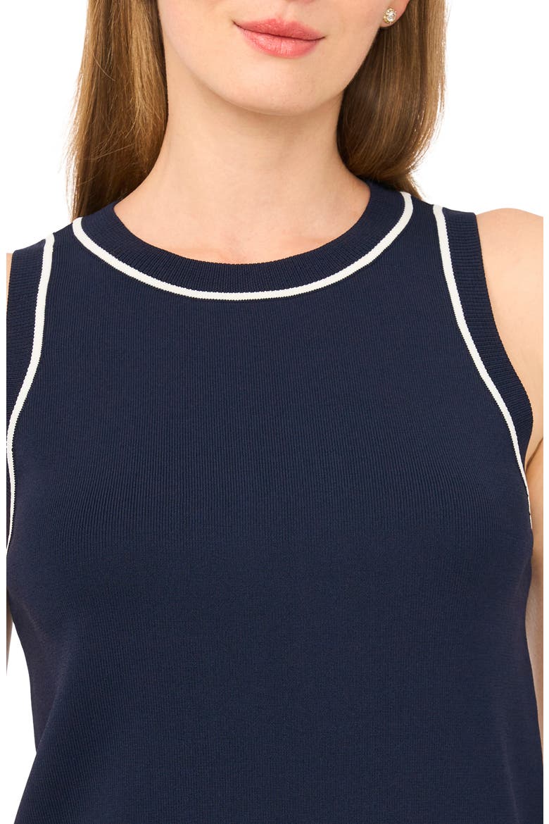 Stripe Trim Sweater Tank, Alternate, color, CLASSIC NAVY