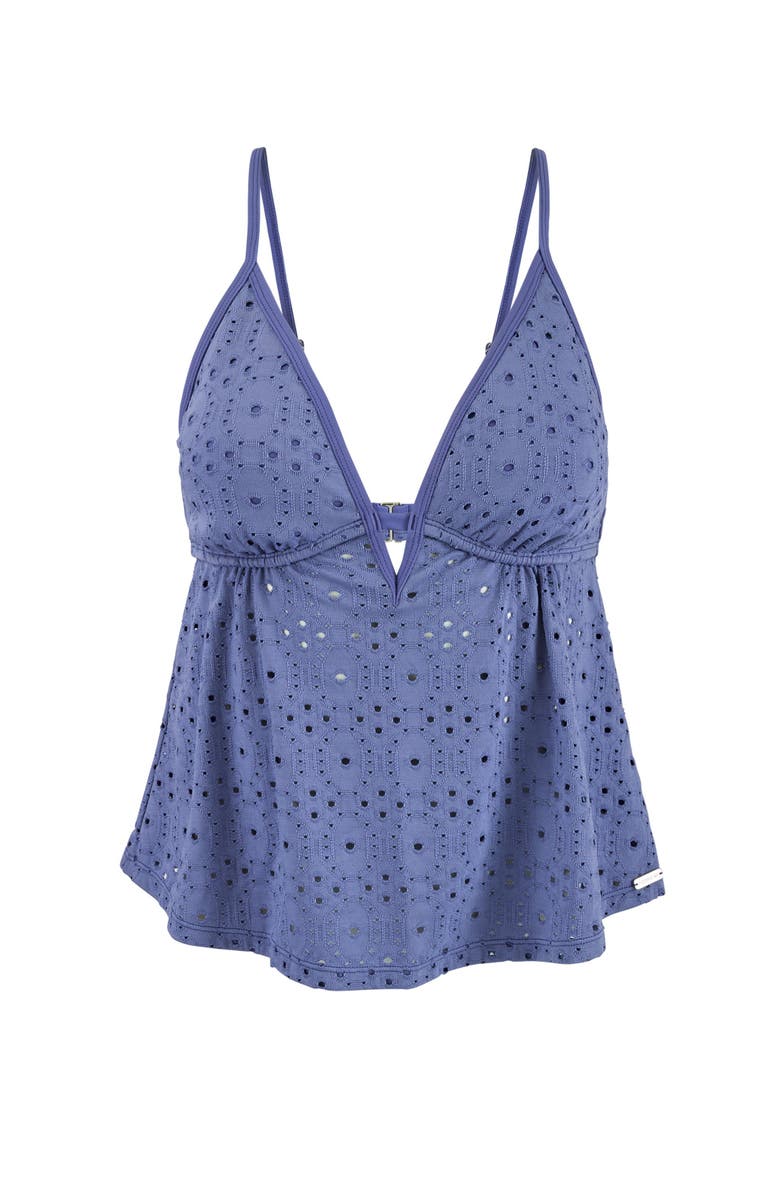 Adore Me Bailee Swimwear Tankini Top, Alternate, color, Dark Blue