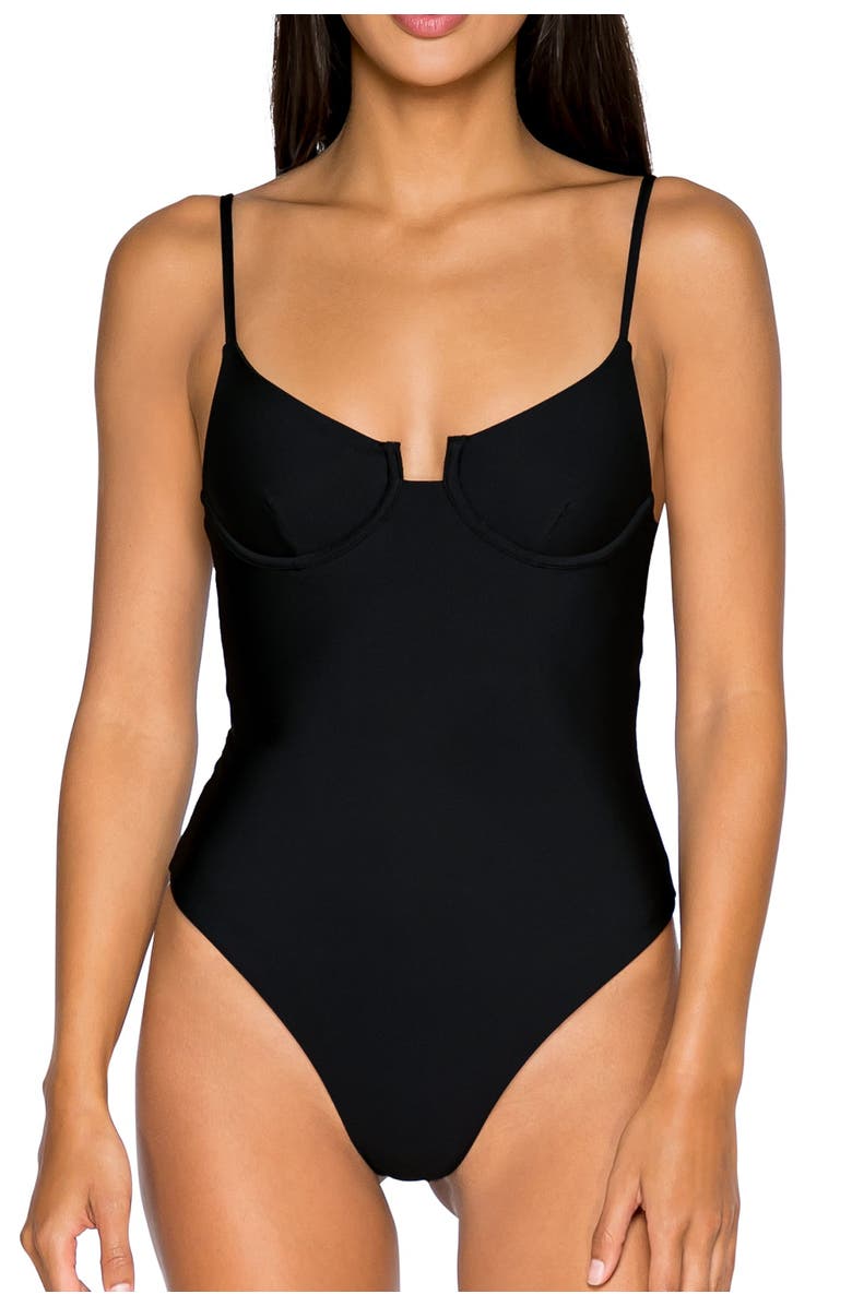 B Swim Jetty One Piece Swimsuit, Alternate, color,