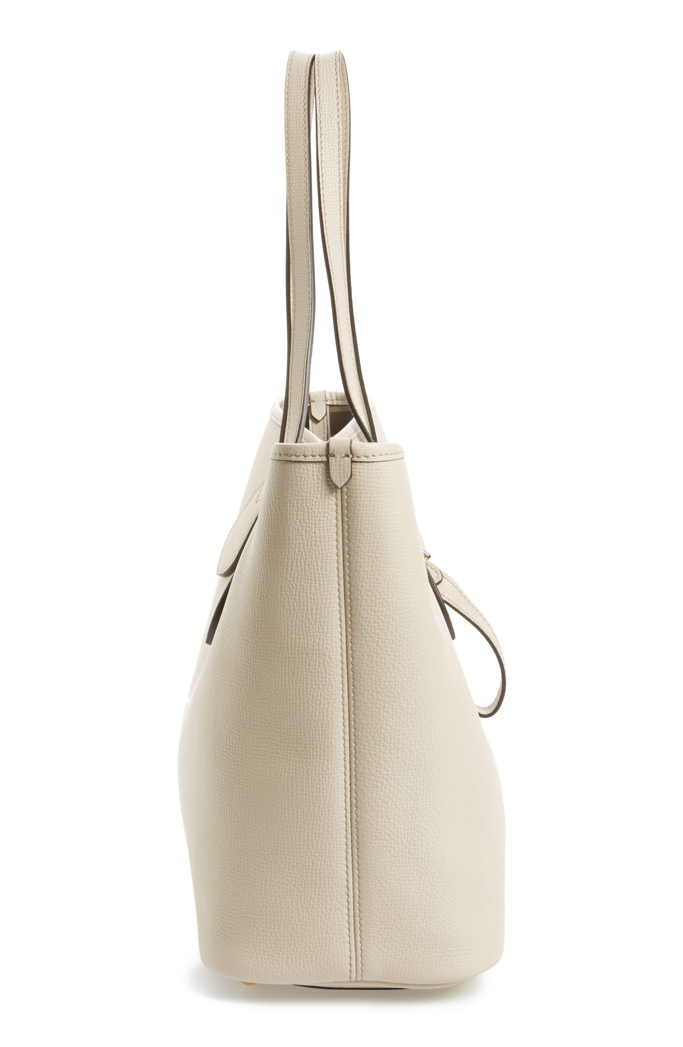 Medium Honeybrook Leather Tote, Alternate, color, LIMESTONE