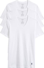 Polo Ralph Lauren 3-Pack Cotton V-Neck T-Shirts