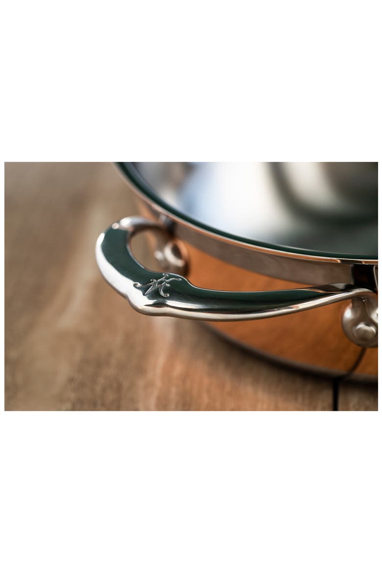 CopperBond 5-Quart Essential Pan with Lid, Alternate, color, COPPER