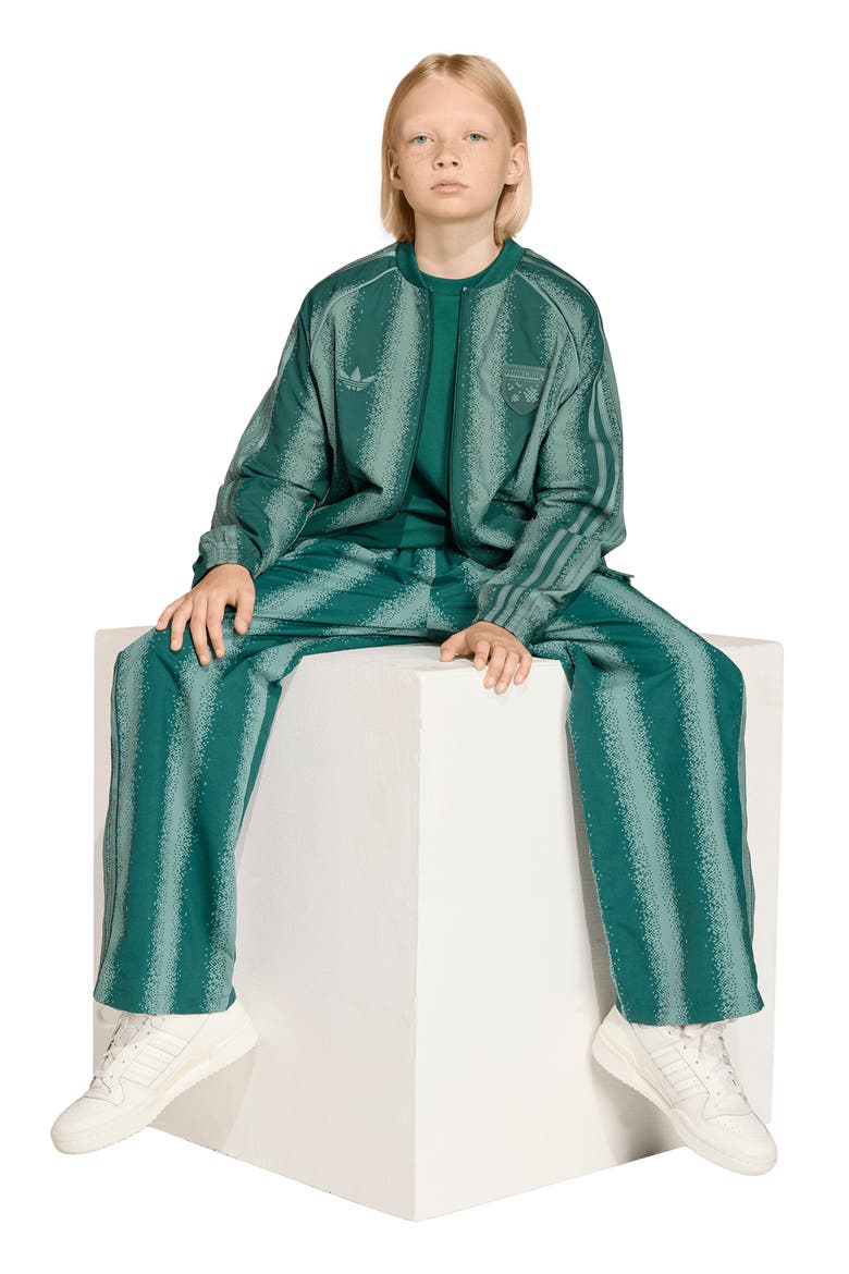 Kids' Minecraft 3-Stripes Track Pants, Alternate, color, COLLEGIATE GREEN/ TECH EMERALD