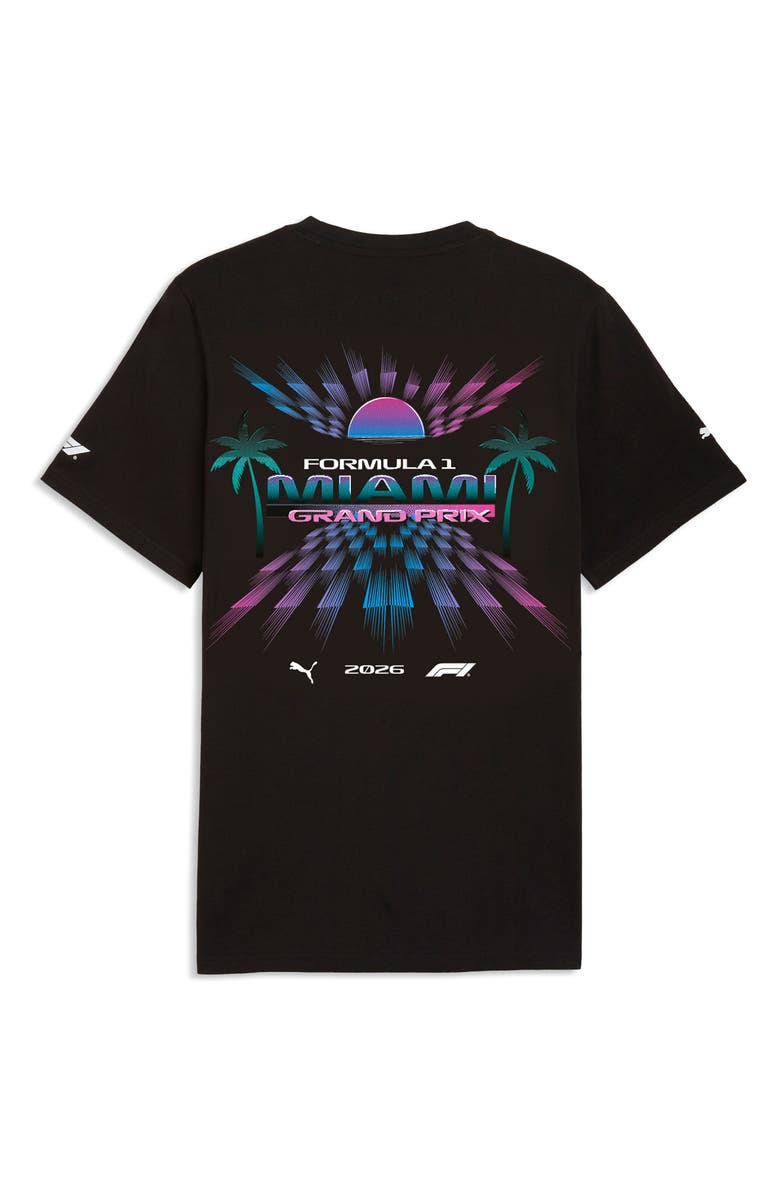 PUMA Formula 1<sup>®</sup> Miami Graphic T-Shirt, Alternate, color, Puma Black