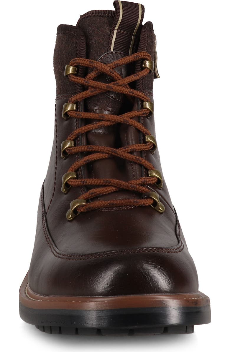 AQUATHERM BY SANTANA CANADA Teton Waterproof Faux Fur Lined Commuter Boot, Alternate, color, Dark Brown