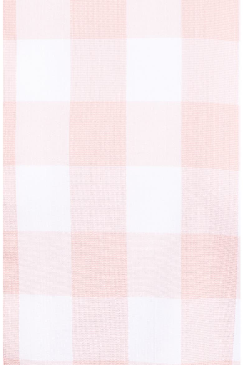 Print Poplin Blazer, Alternate, color, PINK- WHITE LARGE GINGHAM