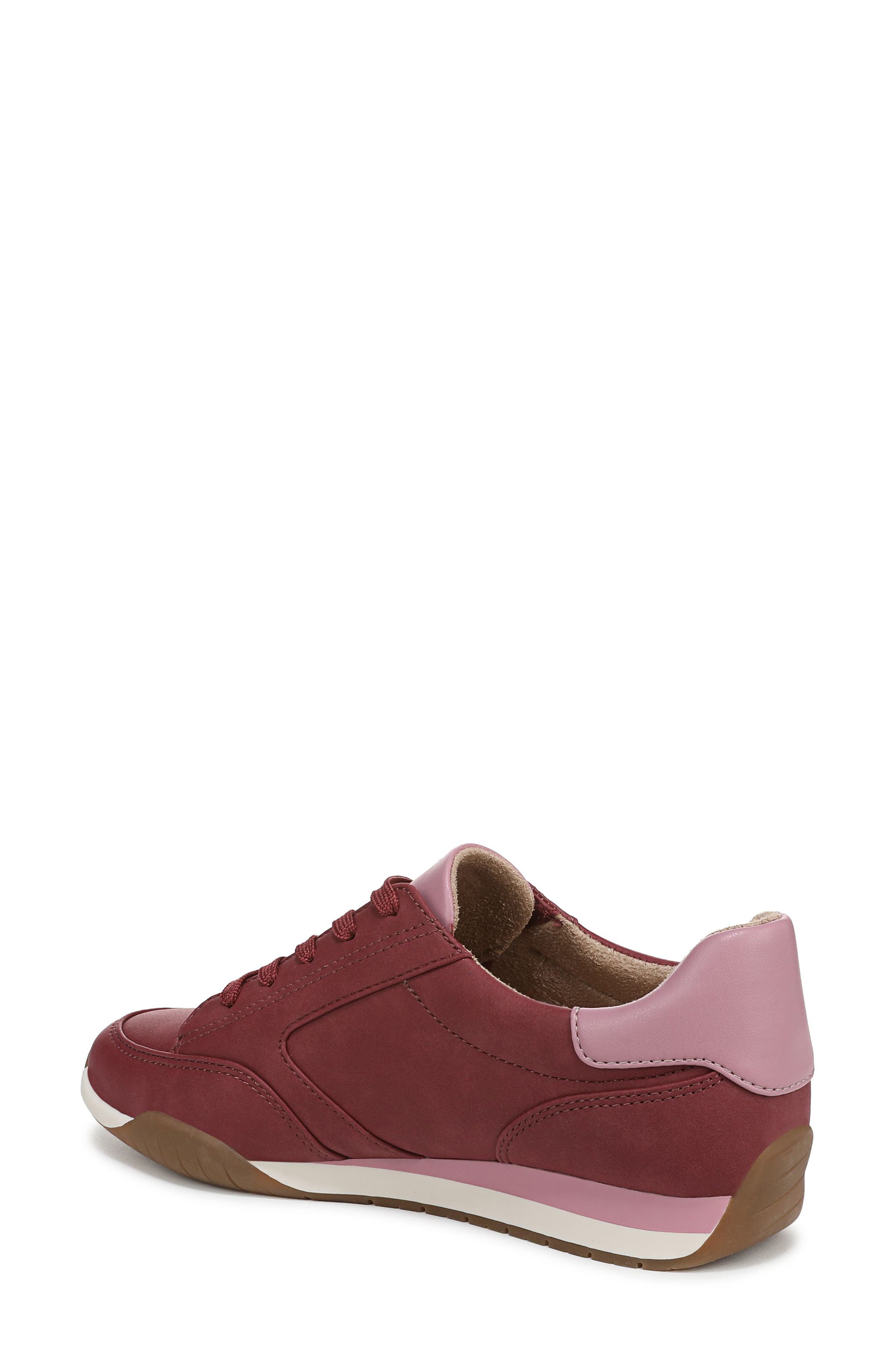 Patricia Sneaker, Alternate, color, WINE RED