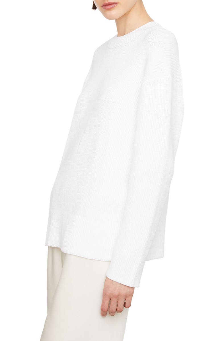 Vince Cotton Blend Rib Pullover, Alternate, color, 