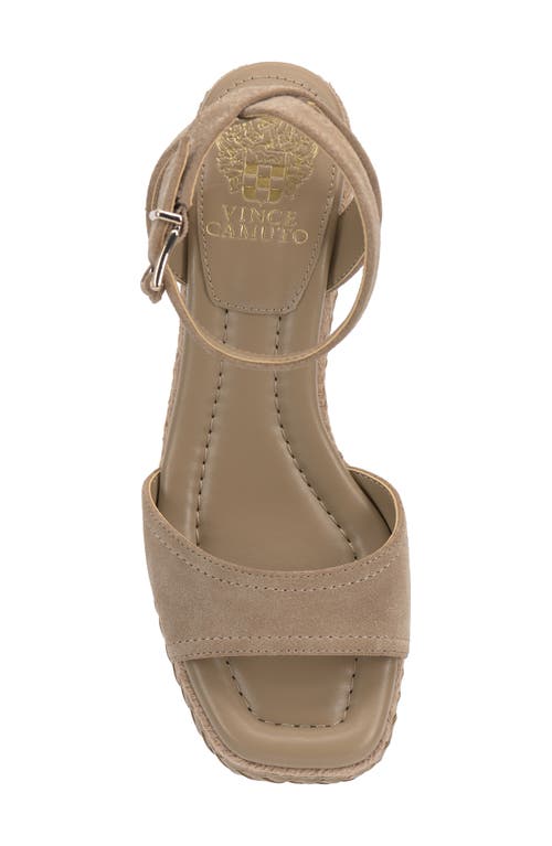 Vince Camuto Women's Lilla Espadrille Wedge Sandals In Tortilla Suede