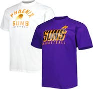 FANATICS Men's Fanatics Branded Purple/White Phoenix Suns Big & Tall Two-Pack T-Shirt Set
