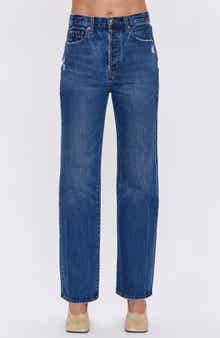 Cassie High Waist Straight Leg Jeans